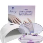 Dryer & Electric Nail Kit With Five Attachments Heads
