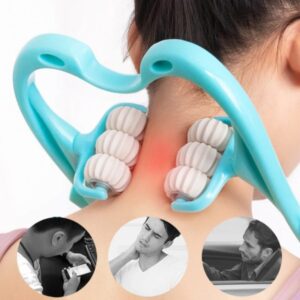 6-Wheel Pressure Point Neck Massager | Relieves Neck, Shoulder & Back Pain