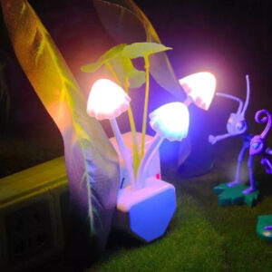 LED Mushroom Sensor Night Light | Color Changing Auto Sensor Lamp
