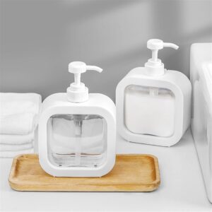 Refillable Soap Dispenser Bottle – 300/500ml Leak-Proof Pump for Kitchen & Bathroom